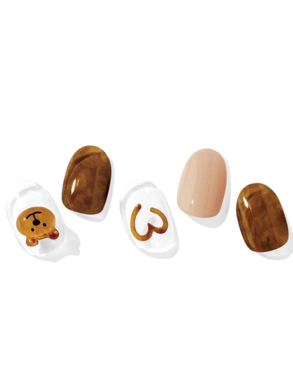 Ohora Nail Strips - Caramel Bear